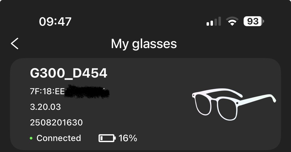 AI Smart Glasses Camera Video Call  Bluetooth (g300)