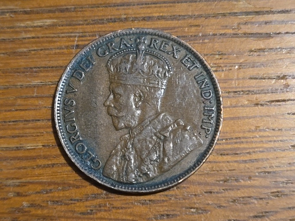 1920 Canada Large One Cent 1C Penny Coin
