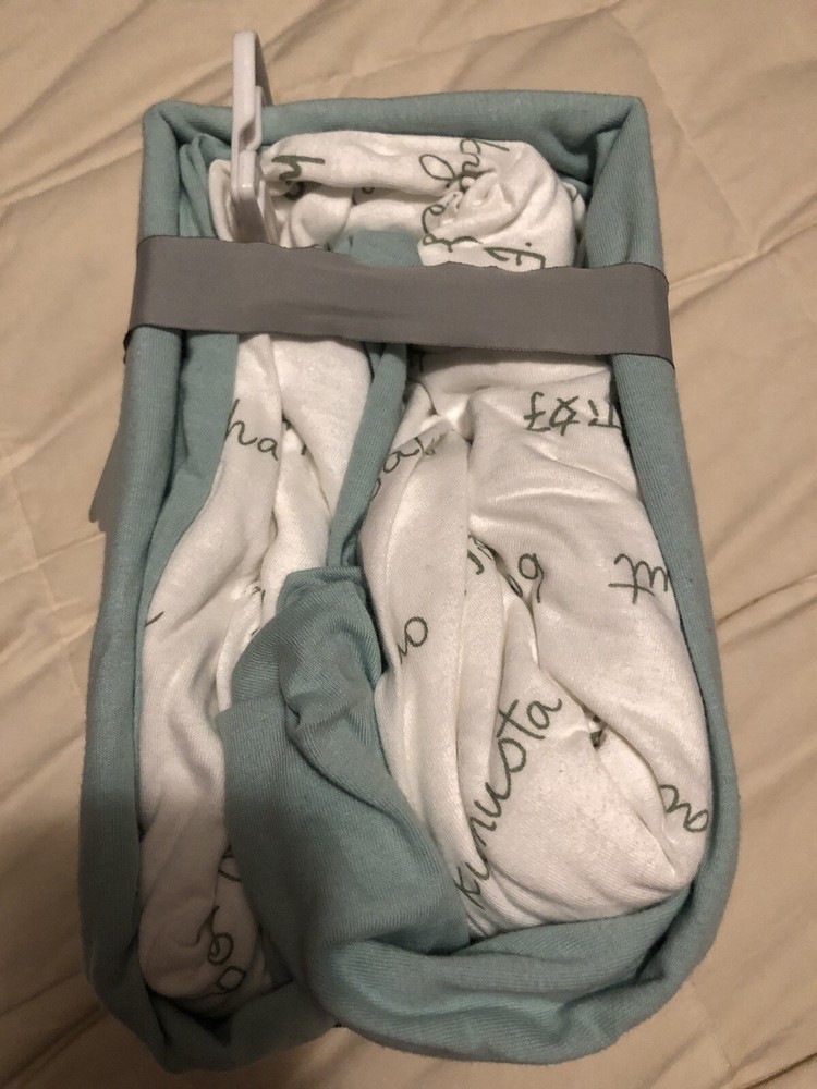 Cloud Island Jersey Crib Fitted Sheets 2-Pack Hello And Solid Green