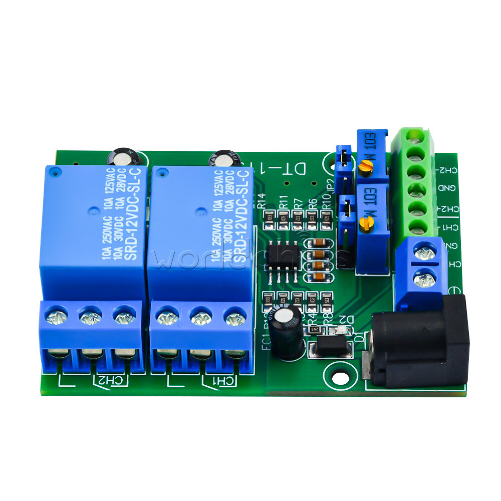 Unique DC 12V 2-Channel Voltage Comparator Precise LM393 Module