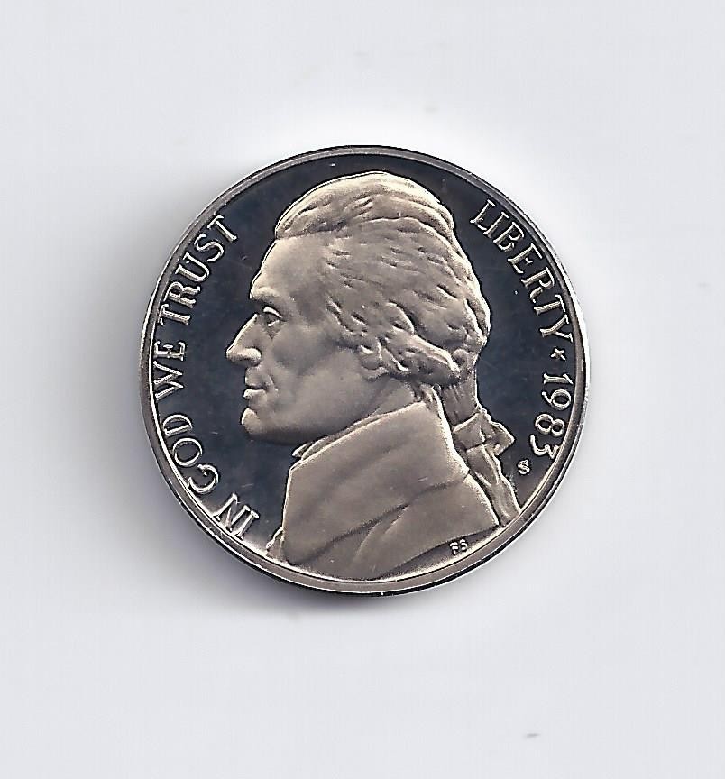 1983-S  PROOF NICKEL