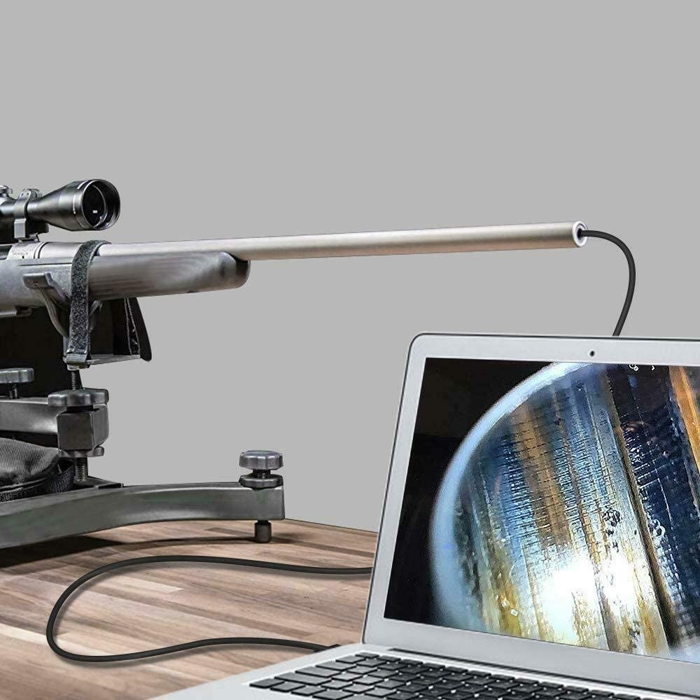 Teslong Rifle Borescope Bore Camera Gun Cleaning Camera w/3 Right-Angle Mirrors