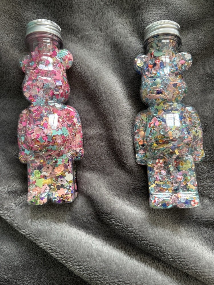 Glitter And Charm-filled Bear Holders