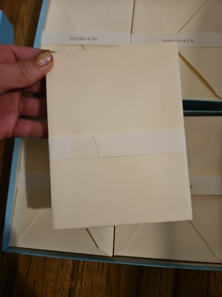 Tiffany & Co Vintage Envelopes 2 Boxes
