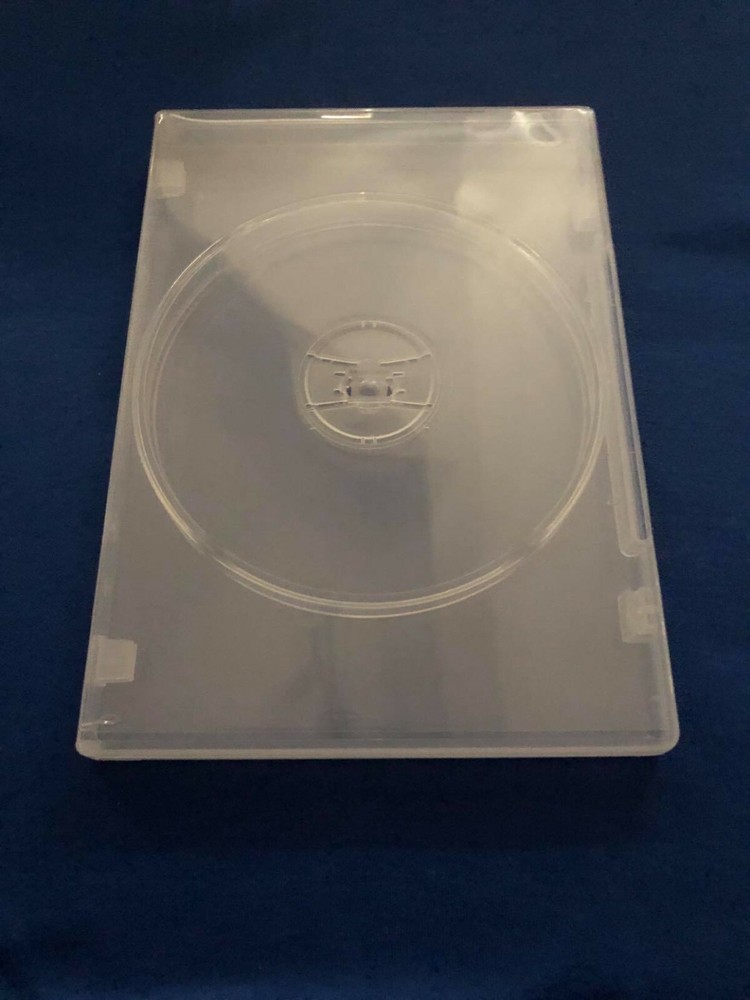 DVD COVER / CASES CLEAR - SINGLE 2 DISC - 14MM - QUANTITY 10 ONLY - SIDE BY SIDE