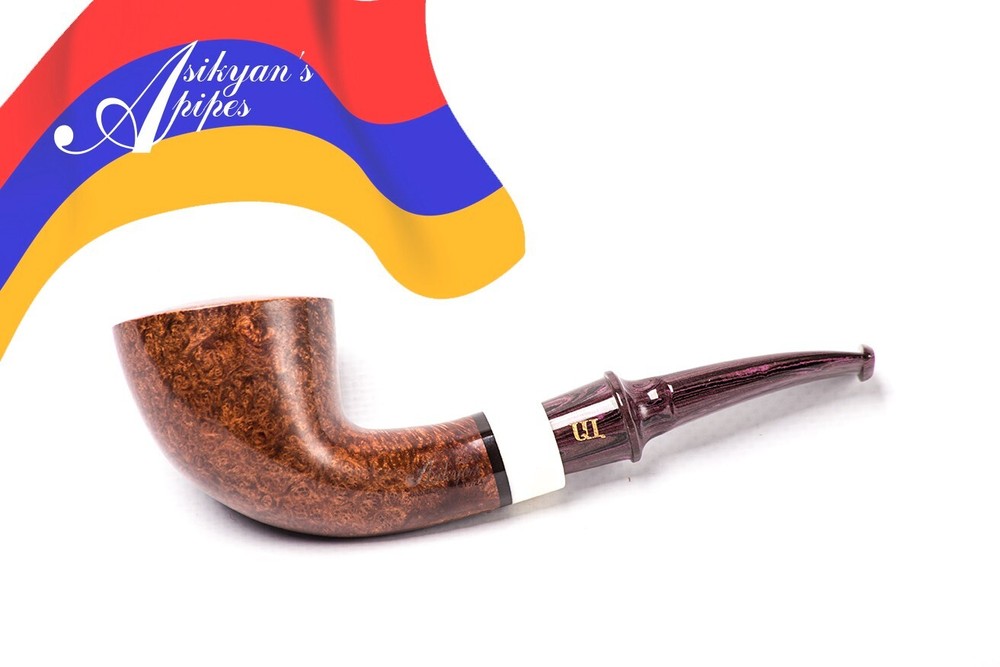Asikyan Pipe#417/24 Dublin Smooth\Rusticated Hand Made
