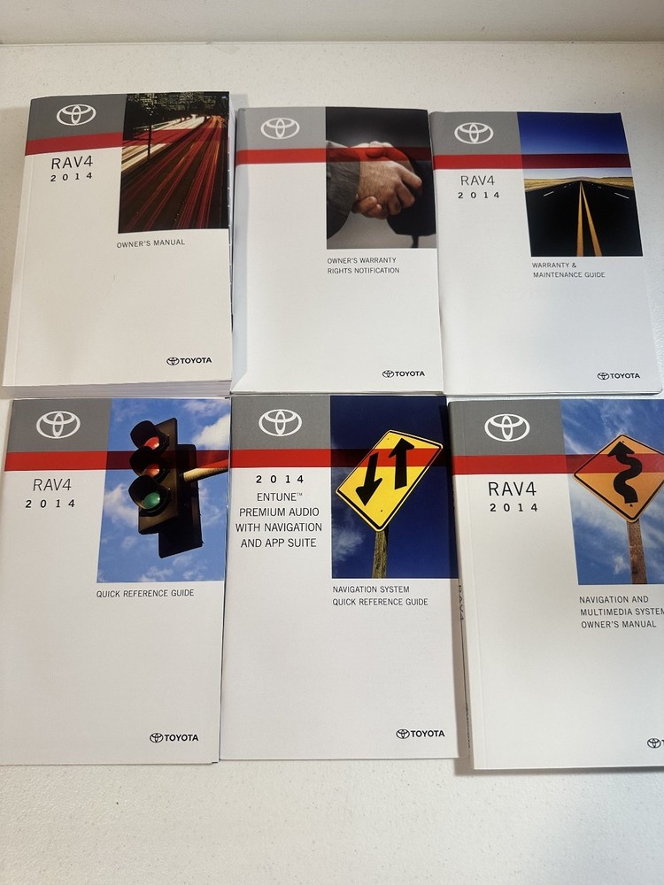2014 Toyota RAV4 Owners Manual Set