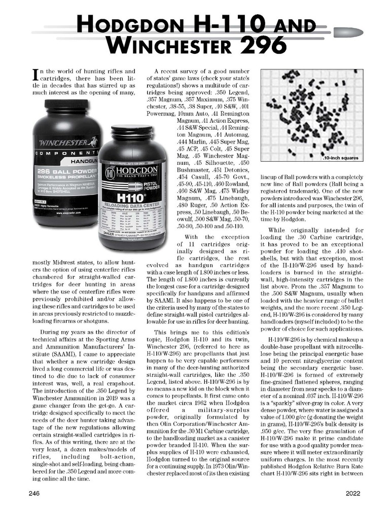 Propellant Profiles Seventh Edition