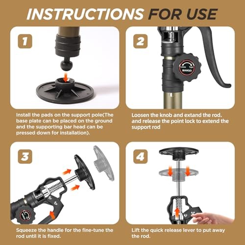 Cabinet Jacks for Installing Cabinet 3rd Hand Support System Adjustable