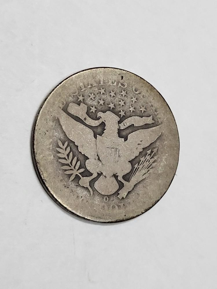 1896 O Barber Half Dollar
