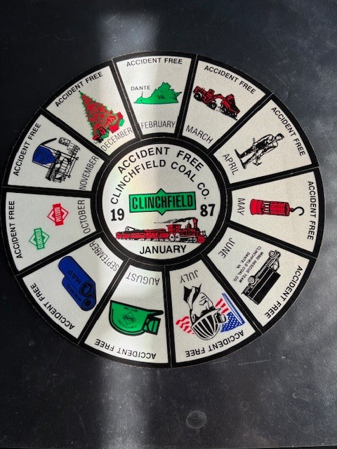 Clinchfield Coal Co. Sticker Wheel