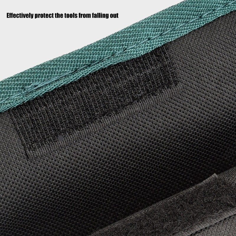 Compact Tool Storage Roll Up Bag Canvas 21 Pockets Mechanic Accessory Gift
