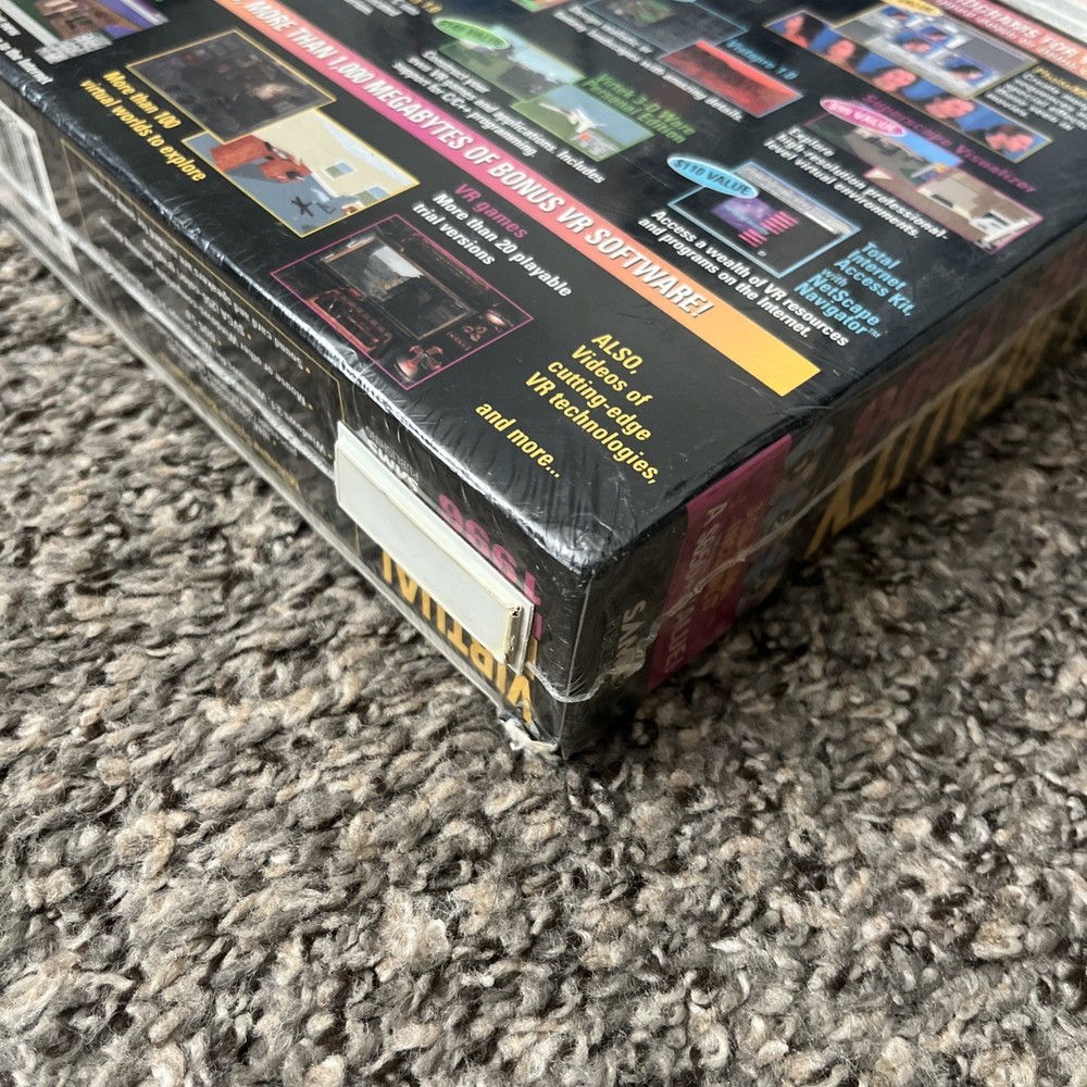 New Virtual Reality Madness 1996 VR Program PC SEALED