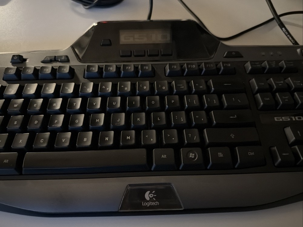 WORKING Logitech G510 Keyboard USB Gaming