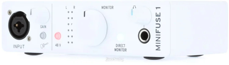 Arturia MiniFuse 1 USB-C Audio Interface - White