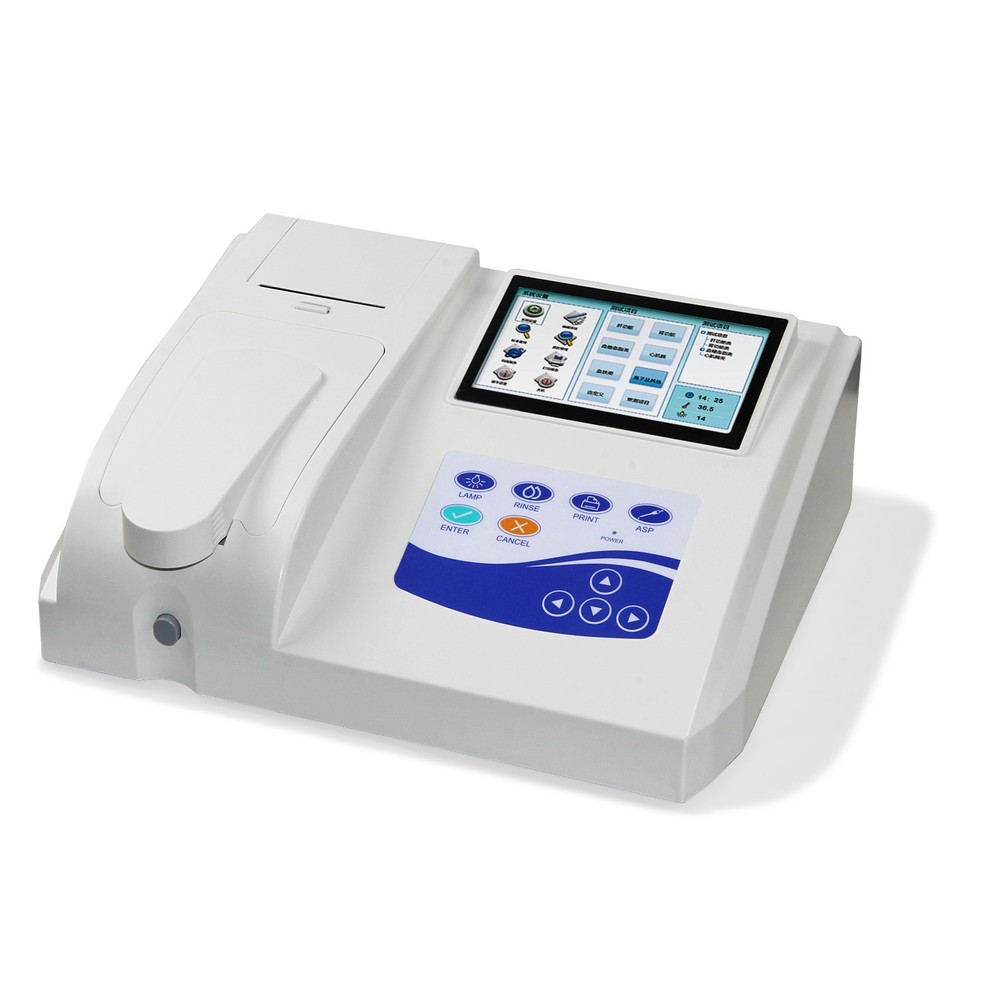 Touch Screen Semi-auto Biochemistry Blood Analyzer Multi-Parameter