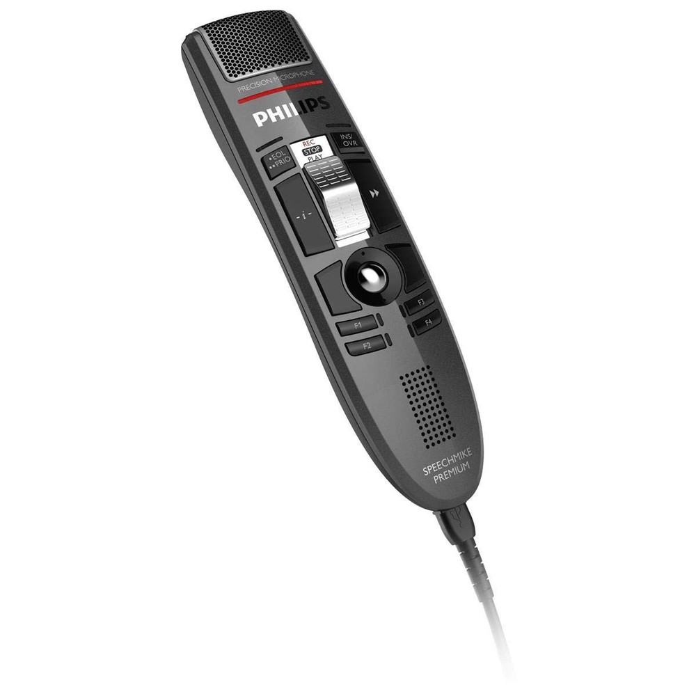Philips SpeechMike Premium Dictation USB Microphone Slide-Switch