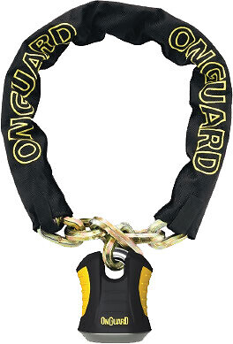 OnGuard Beast 8018 Chain lock 6ft Black/Yellow