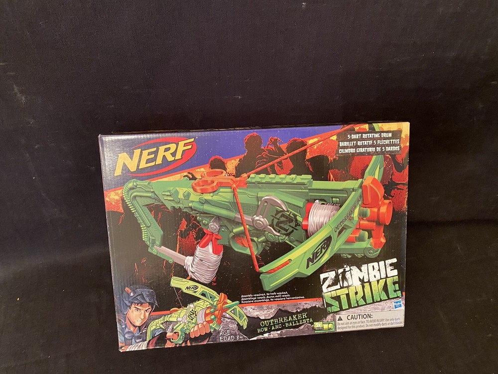 Nerf Zombie Strike Outbreaker Bow New