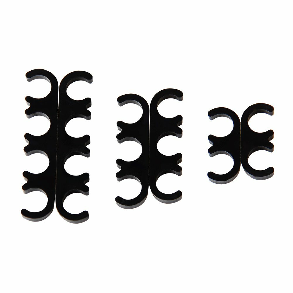 12 Spark Plug Ignition Lead Wire Separators Holder Kit Fit 7 8 9mm Ignition Wire