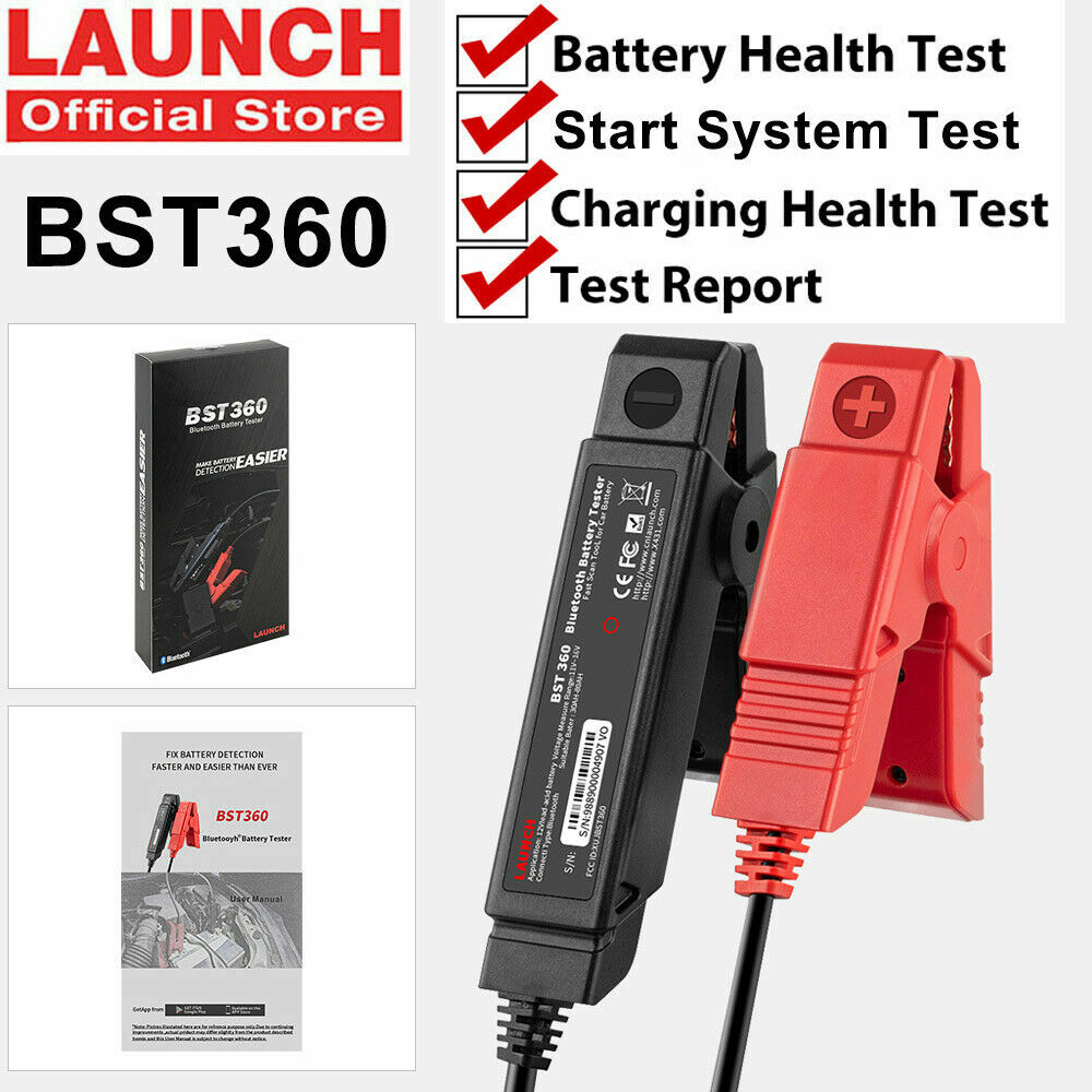 LAUNCH BST360 Car Battery Tester 6V 12V Load Tester Charging System Analyzer