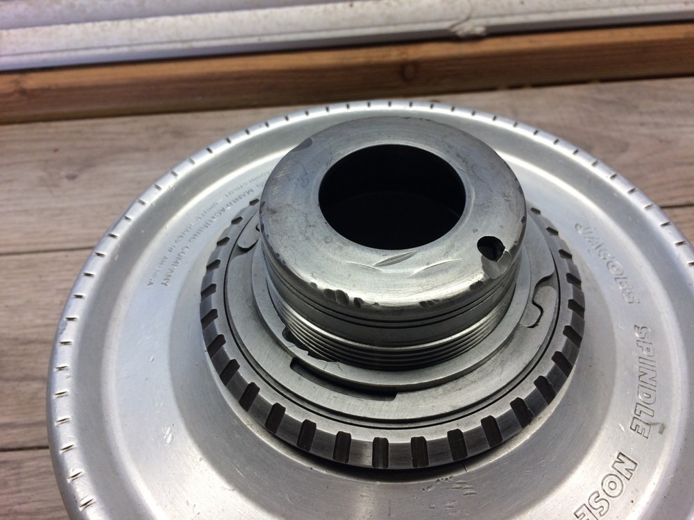 NICE JACOBS RUBBER FLEX COLLET CHUCK NOSE W/ A 2 6 MOUNT / LOO