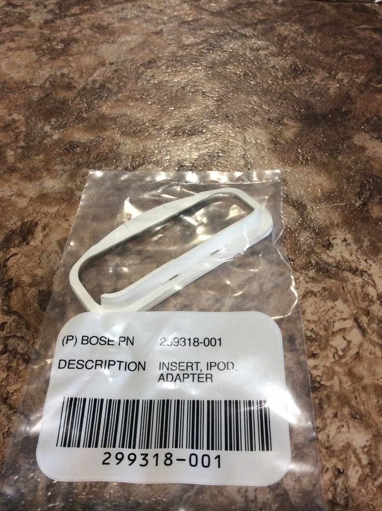 Bose White 299318-001 Insert, Ipod Adapter