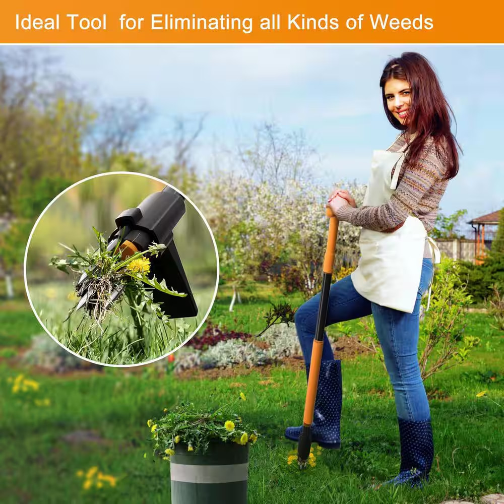 Stand up Weed Puller No Bending Back Saver Effortless Efficient Durable Lightwei