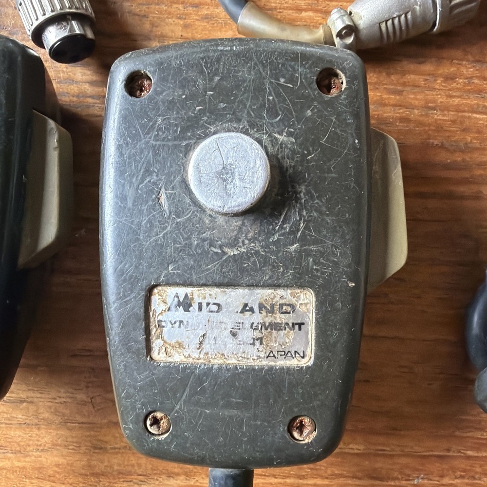 Midland 70-2301 CB Hand Held Dynamic Element Microphone 4 Pin 500 OHM Untested