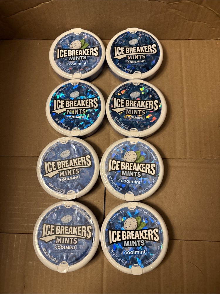 ICE BREAKERS , Coolmint, 1.5 Ounce (8 Count) BB 10/26