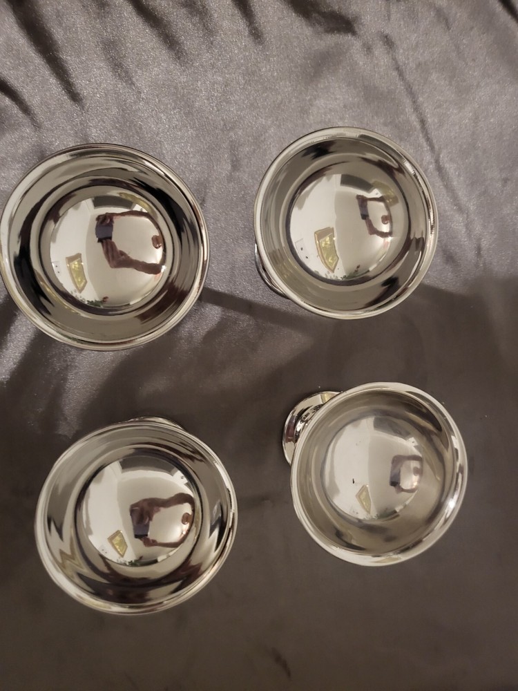 Silver Plated Cordial Goblets - 4 pieces