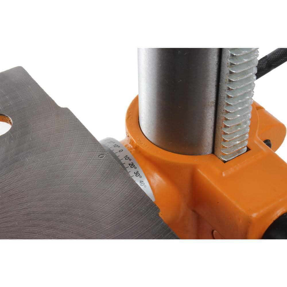 Benchtop Drill Press 10 in. Variable Speed Cast Iron Laser 1/2 in. Chuck Capacit
