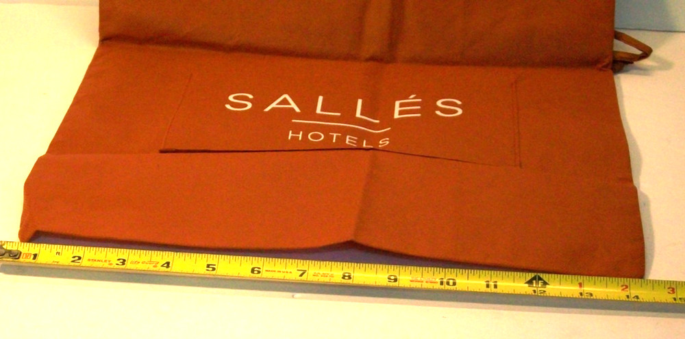 Hotel Salles non woven drawstring bag- Orangish