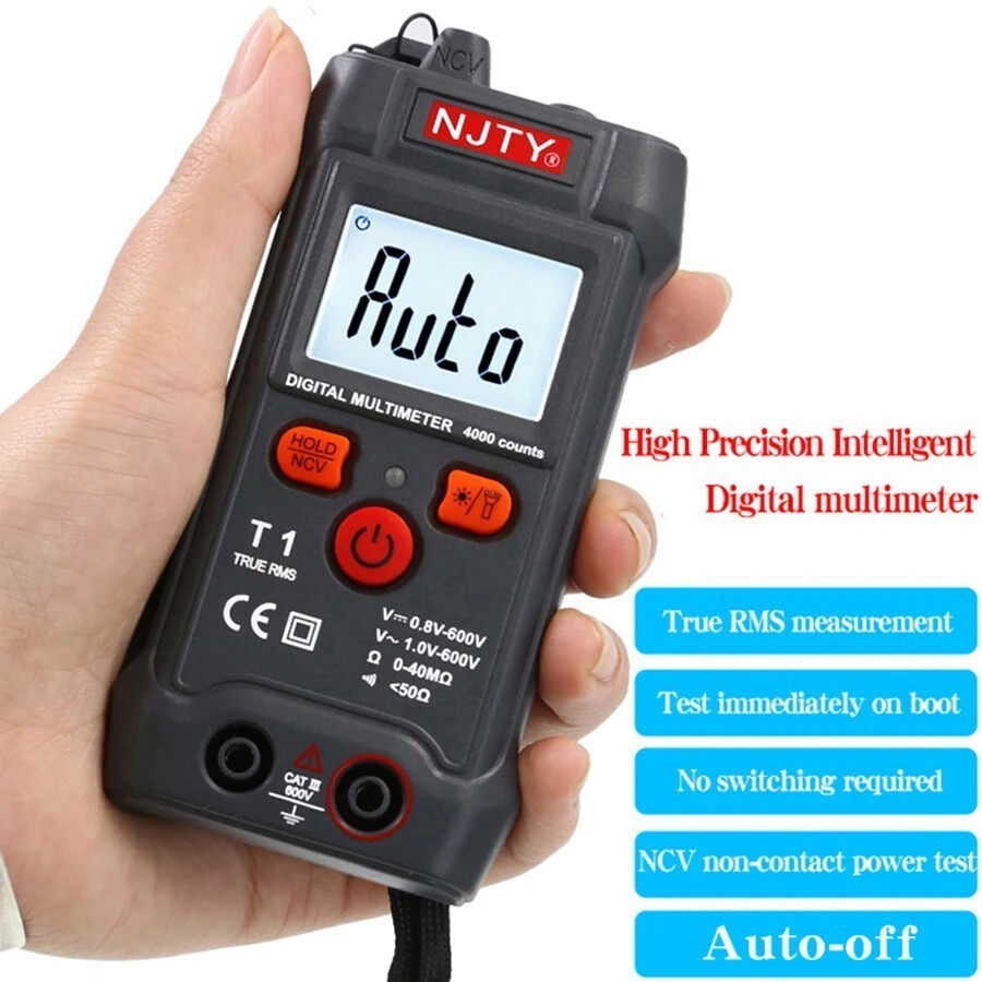 Fully Smart Digital Multimeter Fully Automatic No Need to Change Gears Handheld
