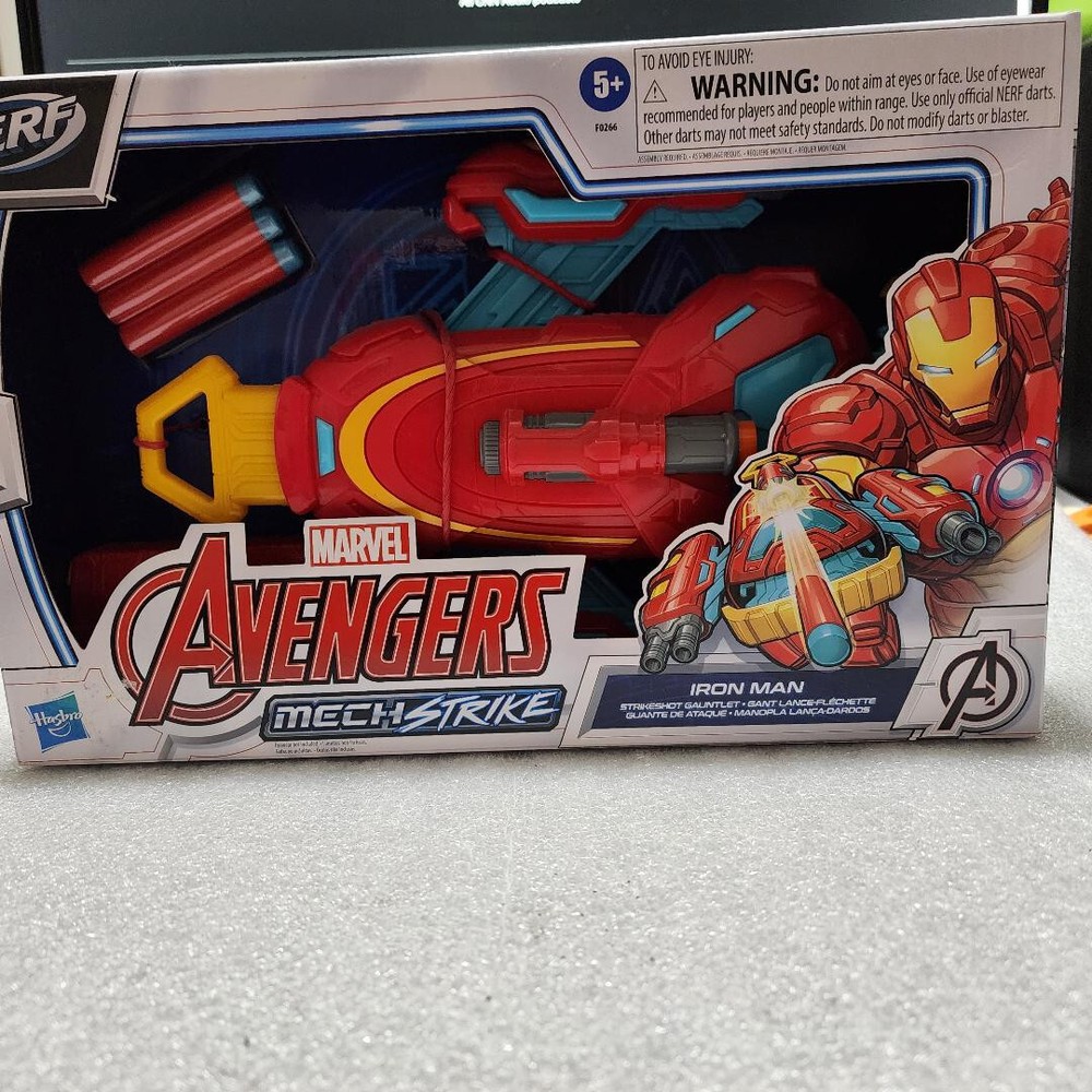 HASBRO NERF MARVEL AVENGERS MECH STRIKE IRON MAN