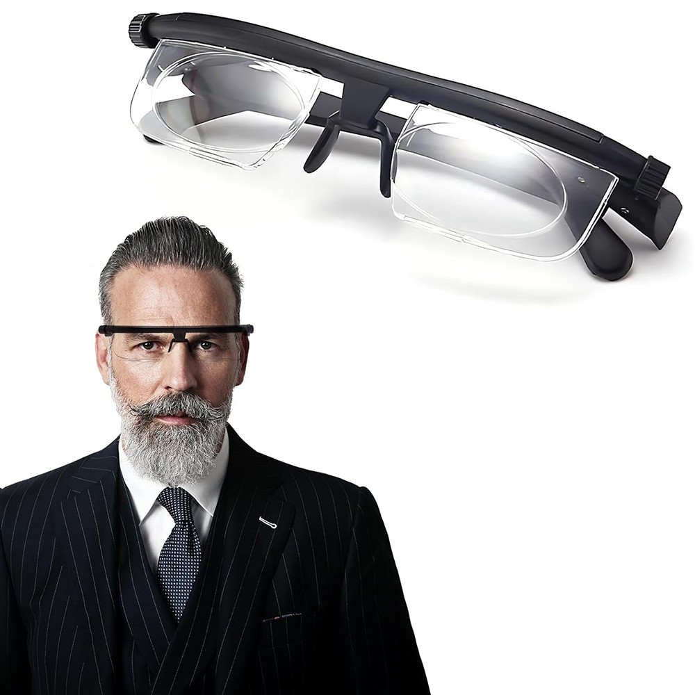 Adjustable Reading Glasses Dial Vision Readers Flex Focal Adjustable Eyeglasses