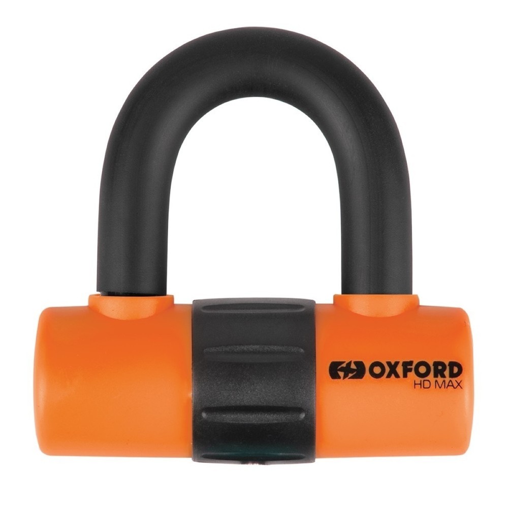 Oxford HD Max 14mm Disc Lock Orange Motorcycle Security Device