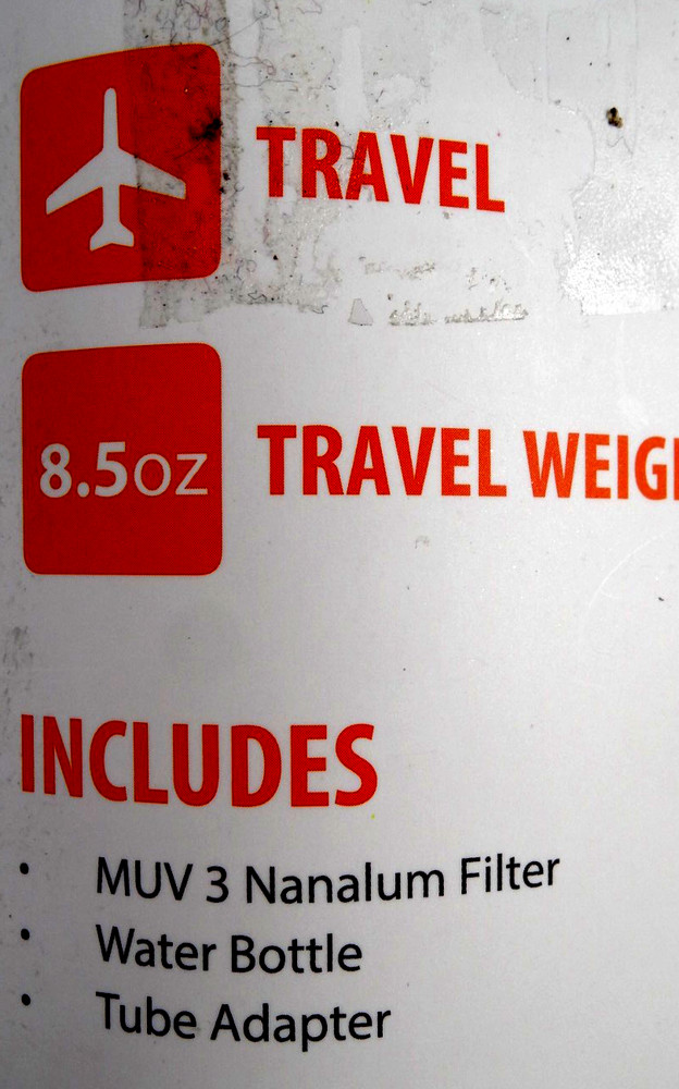 Nomad MUV Adaptable Water Filter remove viruses bacteria chemicals