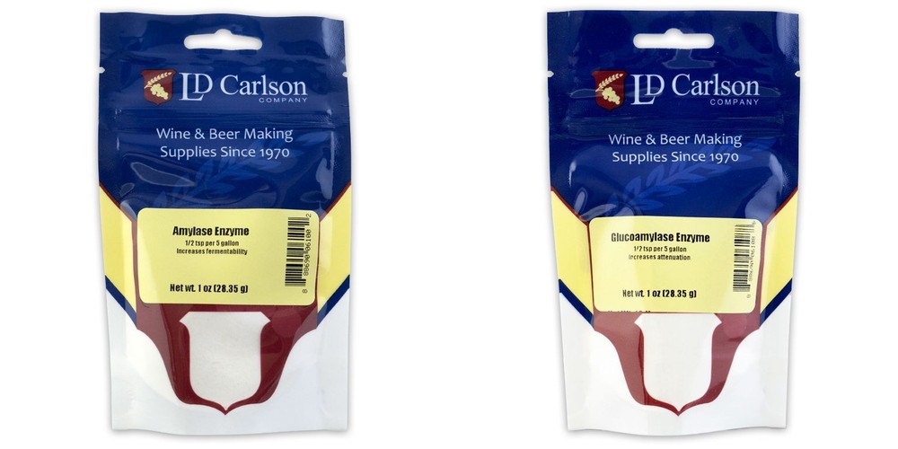 Amylase Enzyme & Glucoamylase Enzyme Combo 1 Oz each