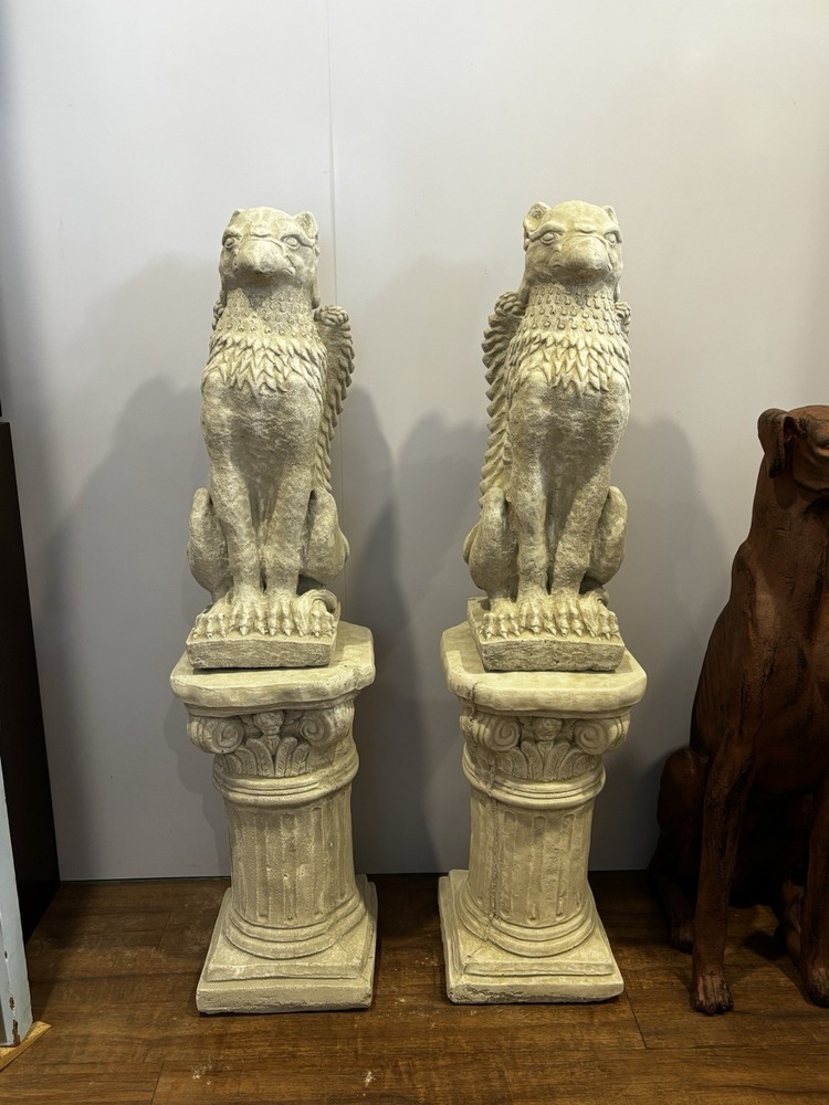 Griffins On Architectural Columns
