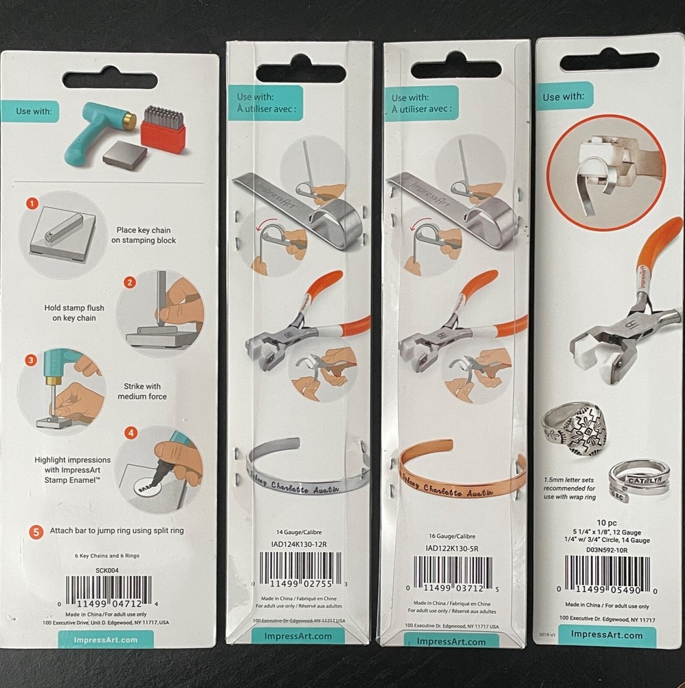 ImpressArt Bracelet Making Tool Set: Various Tools, Blanks
