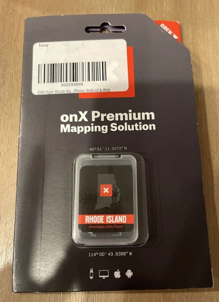 onx hunt Mapping Solution. Rhode Island.