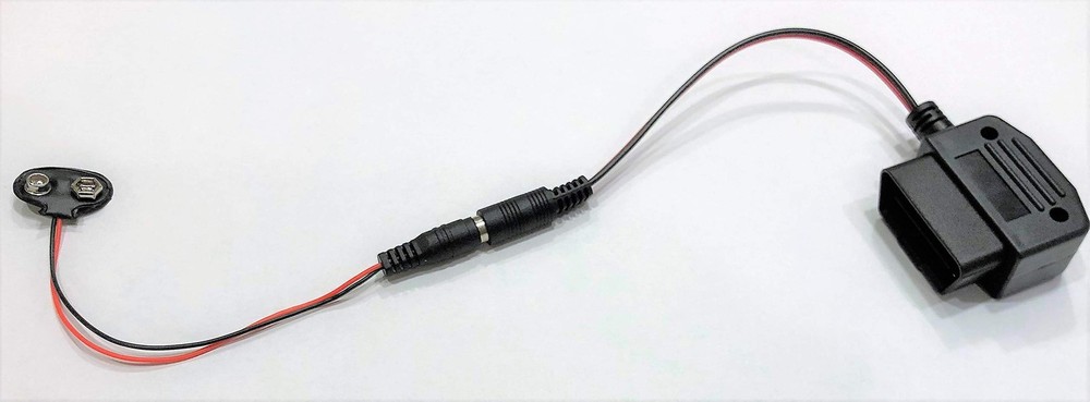 USB 9V Powered OBD Connector Memory Saver Vehicle Battery Replacement