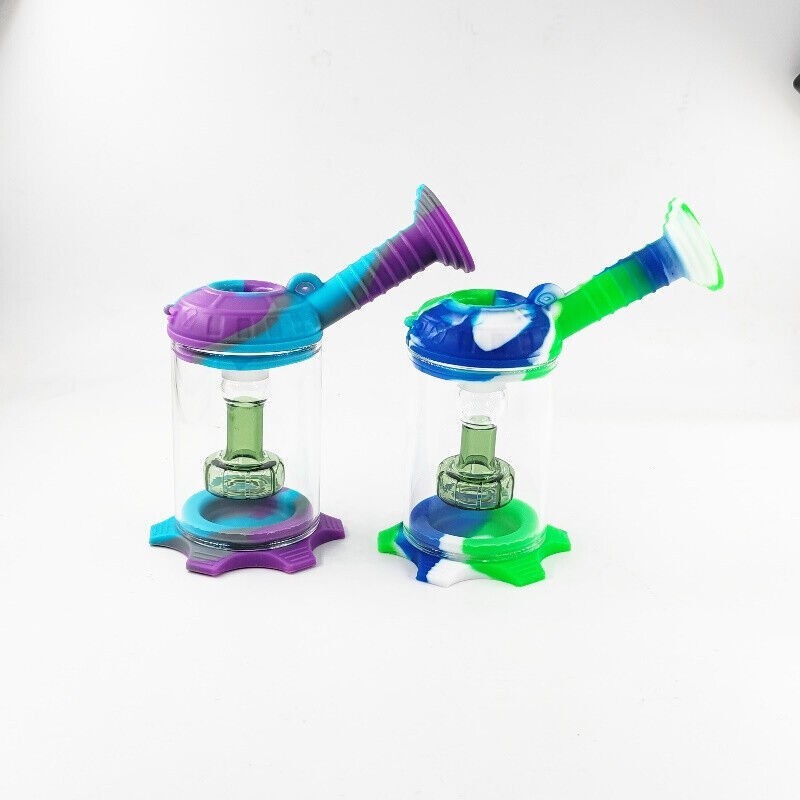 1PCS Exclusive Blind Box Silicone Water Pipe – Mixed Colors Convenient Durable