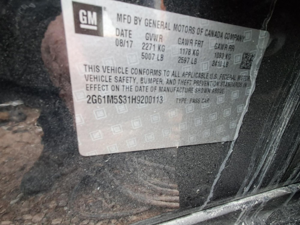 Used Windshield Wiper Motor fits: 2017 Cadillac Xts Grade A