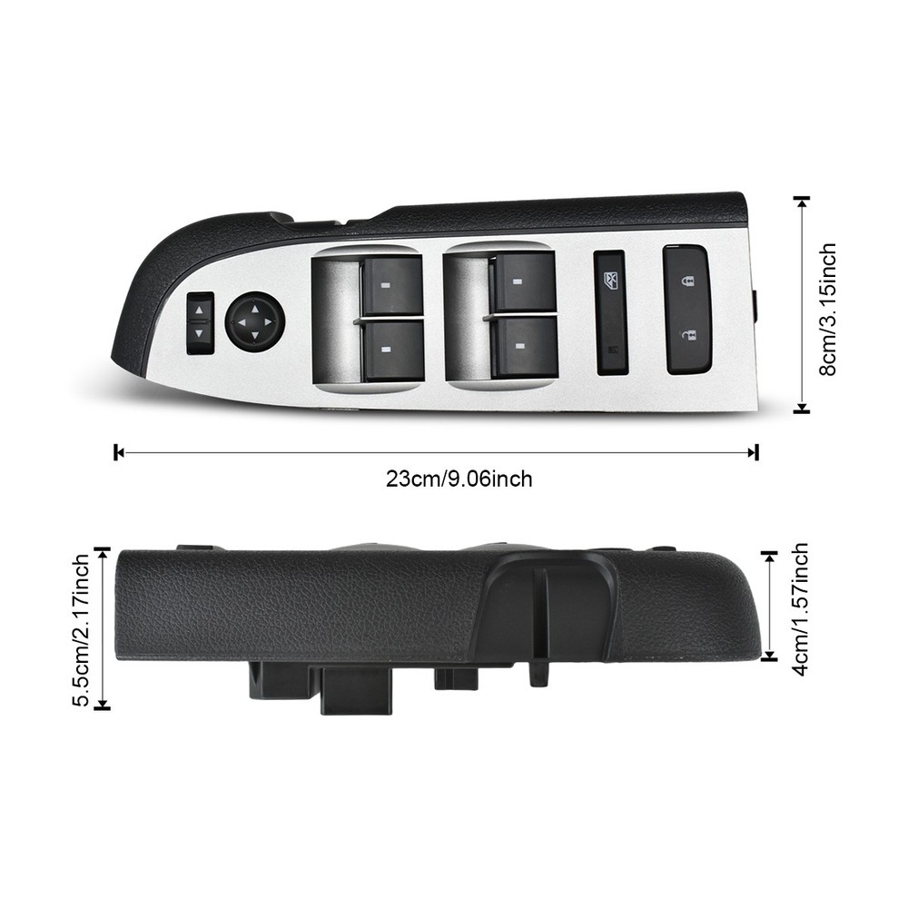 Window Switch Bezel Cover Front Left Side Door Control Switch Panel Trim NEW