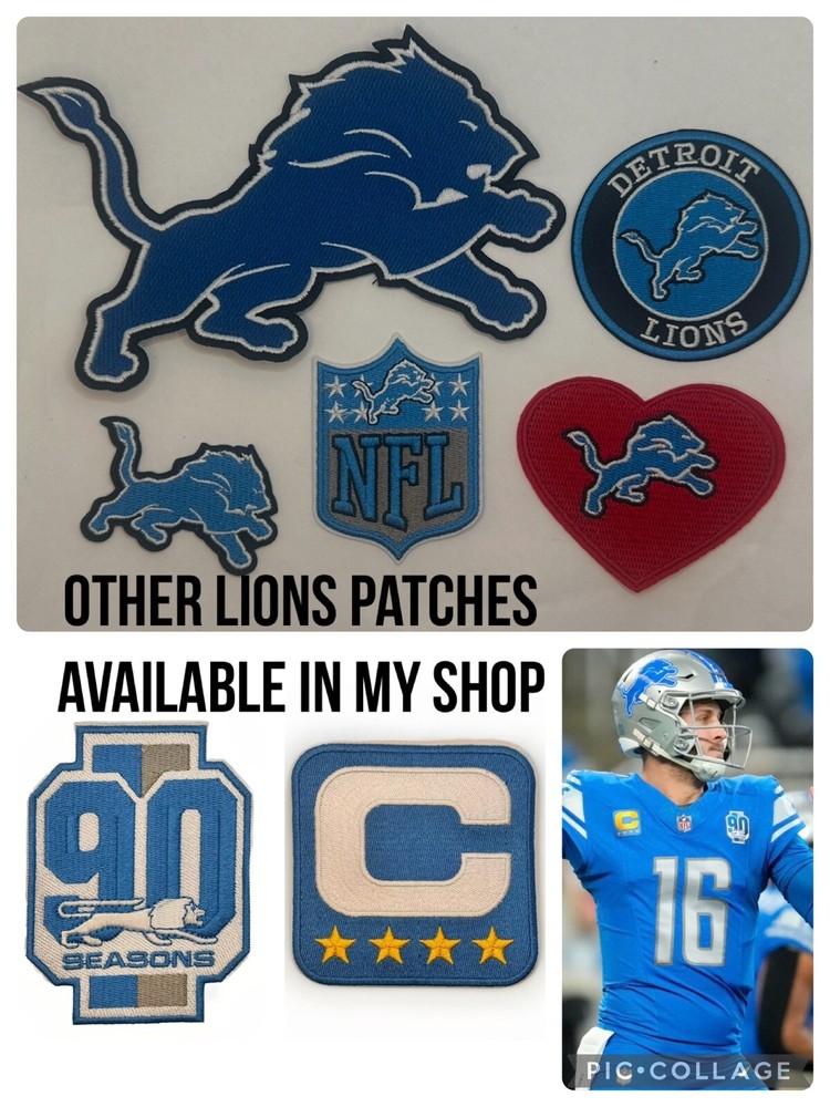 Detroit Lions NFL Patch Iron On