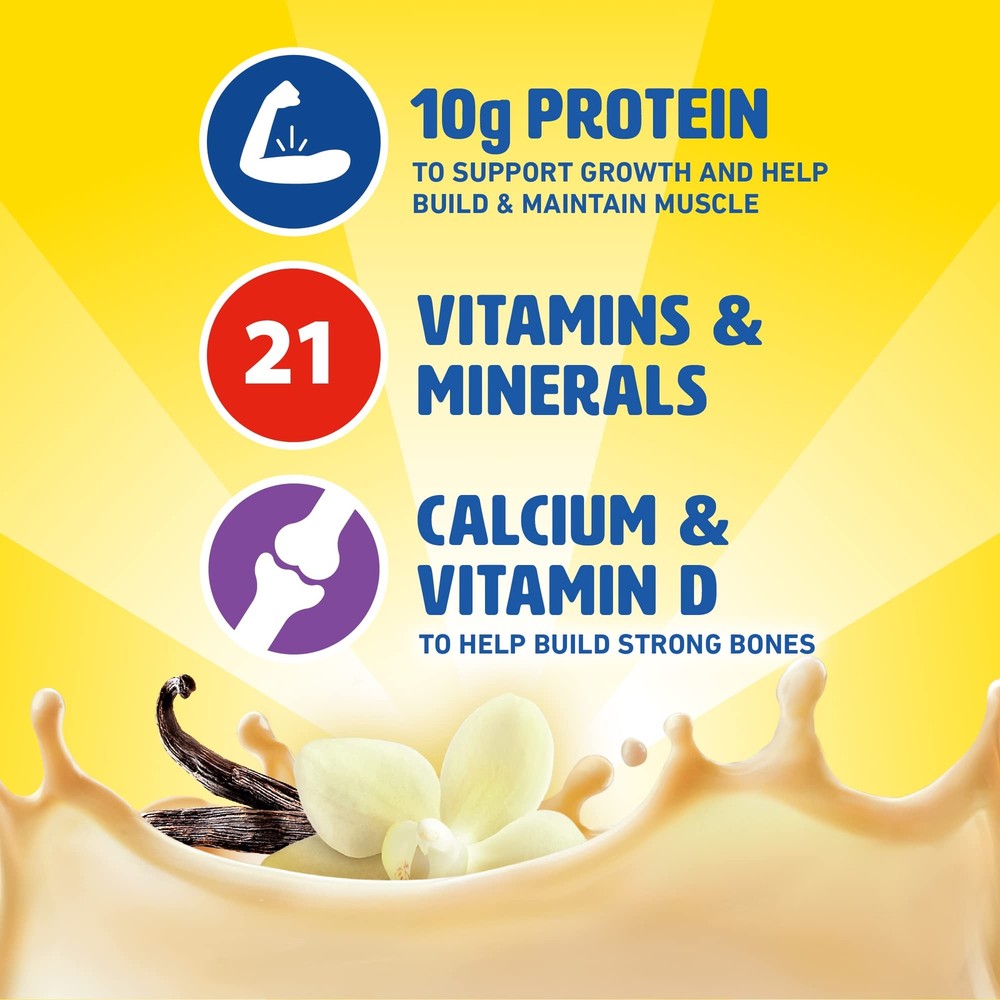 Carnation Breakfast Essentials Vanilla Meal Replacement Nutritional Drink 24 ...