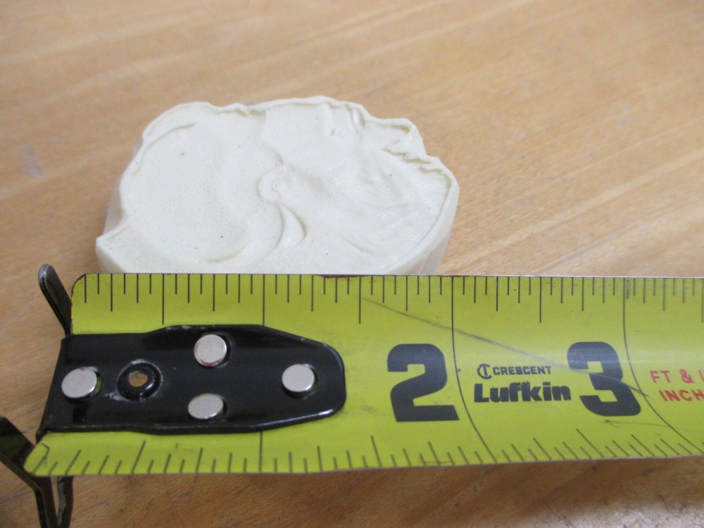 Bison Resin Leatherwork Stamp 2 x 2