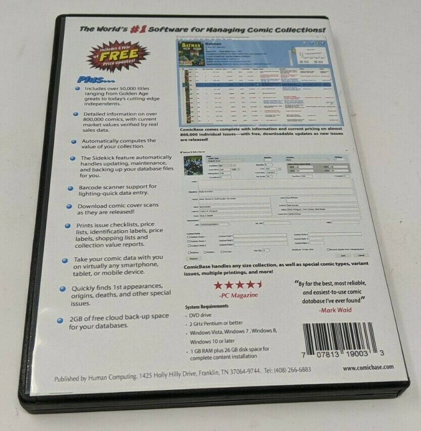 ComicBase 2017 3-DVD Set [Archive Edition] Usually ships within 12 hours!!!